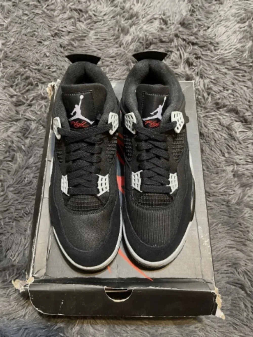 Jordan 4 Retro SE Mid Black Canvas